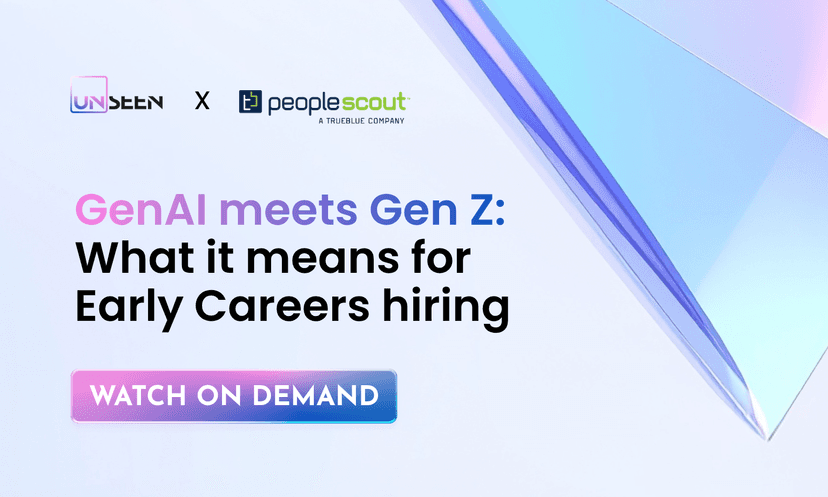 Webinar: GenAI meets GenZ – What it means for Early Careers hiring
